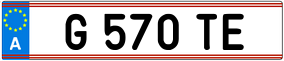 Truck License Plate